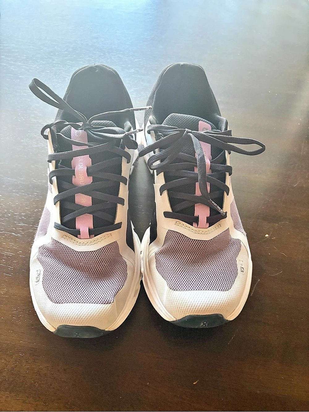 On Cloudsurfer Women's Running Shoes White Black US 10
